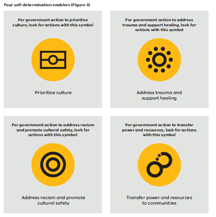 Four self-determination enablers (Figure 3)